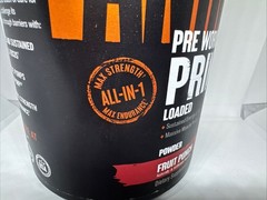 Animal Primal Pre Workout Primal Powder Flavored Fruit Punch 510g Exp 12/2027-US