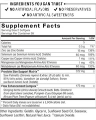 Force Factor Prostate, Natural Prostate Health Solution 60 Softgel