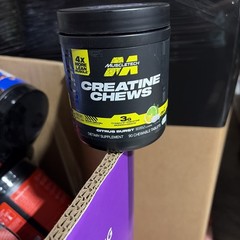 New MuscleTech Creatine Chews Citrus Burst – 90 Chewable Tablets Exp 6/2027