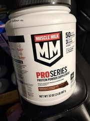 Muscle Milk Pro Series Protein Powder Knockout Chocolate 32oz NSF Certified