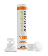 Precision Fuel and Hydration Tablets PH 1000 Mg Per Serving, Pack of 12 Tubes