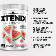 Xtend Original BCAA Powder 7G BCAA and 2.5G L-Glutamine, Sugar Free Post Workout