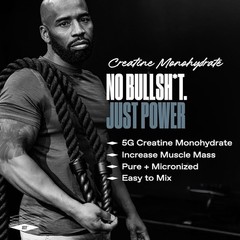 ONE of ONE Micronized Creatine Monohydrate Mix by Mayweather – Unflavored – 400g