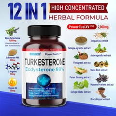 Turkesterone 98% Ecdysterone – Supports Energy And Performance, Muscle Health