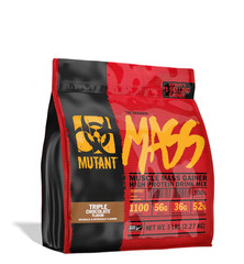 MUTANT MASS 5LBS The Original Muscle Mass Gainer High Protein Drink Mix vanilla