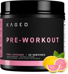Pink Lemonade Pre Workout Powder | 274 mg Organic Caffeine – 20 Servings