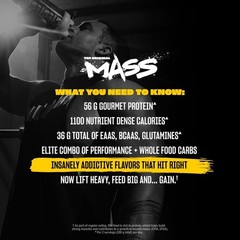Fit Foods Mutant Mass – Muscle Mass Gainer Triple Chocolate 5 lbs / 2.27 Kg