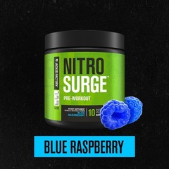 Intense Energy & Strength Gains – NITROSURGE Pre Workout Powder, 10 Servings