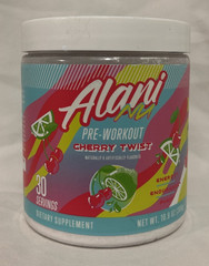 Alani Nu Pre Workout Cherry Twist 30 Servings (10.9 oz) Expires 01/2027
