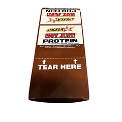 Stacker not just protein 12 pouches double Dutch chocolate flavor dated 5-19