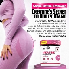 Old School Labs Creatine for Women – 8.57 Ounce (Pack of 1), White
