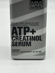 MM USA ATP+ Creatinol Serum Pre-Workout 5.1 fl oz Cherry New – EXP 11/2026