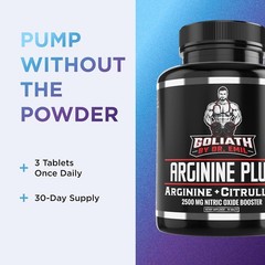 Dr. Emil’s ARGININE Plus – 2500MG Nitric Oxide Booster Tablets for Heart Health