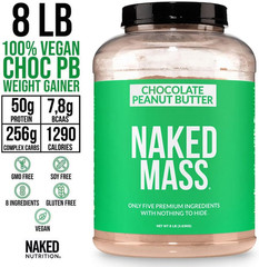 Vegan Mass – Chocolate Peanut Butter – 1,290 Calories, Nothing Artificial, All N