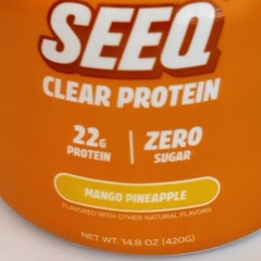 2x SEEQ Clear Whey Isolate Protein Powder Mango Pineapple 14.8 oz EXP8/27 SEALED