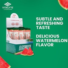 Vitalyte Electrolyte Powder Drink Mix Bundle, Pouch + Packets, Watermelon Flavor