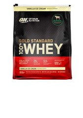 Optimum Nutrition Gold Standard 100% Whey Protein Vanilla Ice Cream, 80 Servings