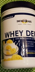 Infinite Labs – WHEY DELITE – Banana Cream – 11.1 oz – Best By Date of 10/2025