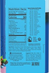 Sunwarrior Warrior Blend Organic Vegan Plant Protein Powder with BCAAs, 1.65 lbs