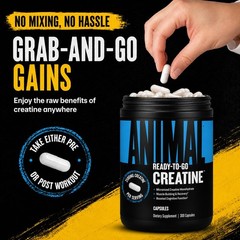 Micronized Creatine Monohydrate Capsules – 300 Caps, 2500mg per Serving to Su…