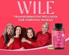 WILE HOT FLASH SUPPORT Hot Flash & Night Sweats 60 Caps (30 Serv) BEST BY 05/26