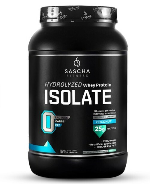 HYDROLYZED WHEY PROTEIN ISOLATE COCONUT By Sascha Fitness