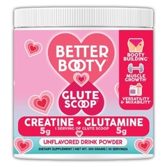 Angry Supplements Better Booty Glute Scoop Creatine Women Butt Builder Drink Mix