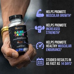 Alpha Lion Gains Candy RipFactor for Muscle Strength & Size 60 Capsules New