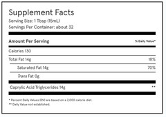 Bulletproof Brain Octane C8 MCT Oil, 14 oz – 100% Pure Coconut Oil, Triple-Disti