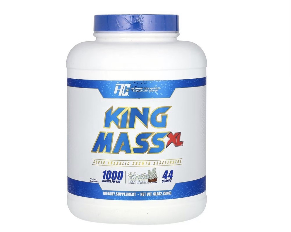 King Mass XL Ronnie Coleman Sig. Series, Vanilla Ice Cream 6lb Exp. 08/2028