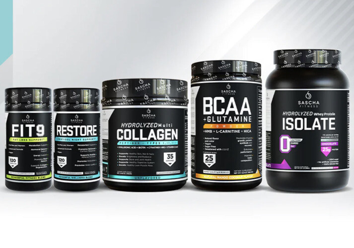 Fit 9 + Combo Sascha Fitness (5 products)