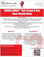 Cardio Heart Health Powder with EDTA Cherry – Free Shipping