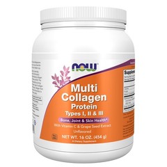 Now Foods Supplements, Multi Collagen 1 Pound (Pack of 1), Beige/Cream