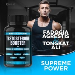 (2 Pack) Testosterone Supplement Booster Capsules Blood Flow Nitric Oxide
