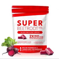 Beetroot Gummies, Nitric Oxide and Blood Pressure Support