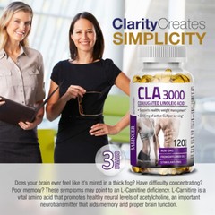 Cla 3000- Fat Burner, Appetite Suppressant, Weight Loss, Lean Muscle
