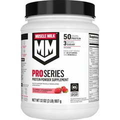 Muscle Milk Pro Series Protein Powder 2 Pound (Pack of 1), Strawberry