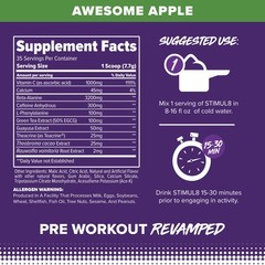 STIMUL8 Original Pre Workout Energy Supplement for Men and Women 300mg Caffeine