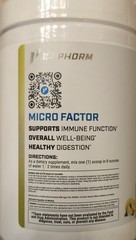 1ST Phorm MICRO FACTOR Daily Nutrition 10 oz ( 30 Serv ) Lemonade BEST BY 11/26