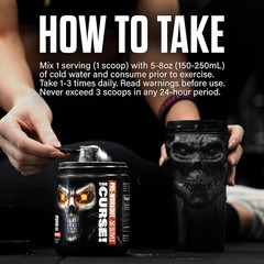 the Curse! Cherry Limeade Pre Workout Powder with Creatine – Extreme Energy Prew