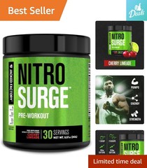 Endless Energy & Strength with NITROSURGE Pre Workout – 30 Servings Available