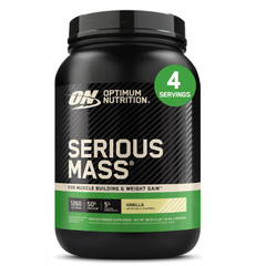 Optimum Nutrition Serious Mass Weight Gainer, Vanilla, 3 lb