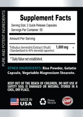 TRIBULUS TERRESTRIS 1000 – muscle recovery – 100 Capsules