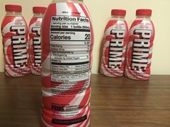 6 Hard To Find 16.9oz Prime Strawberry Swirl Hydration Drink Low Sugar &Calories