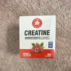 Gabe Sunnybears Creatine Monohydrate Gummies Raspberry 160, 5000mg NSF GMP