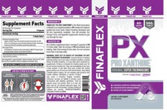 Finaflex PX WHITE PRO XANTHINE Thermogenic Weight Loss Appetite Control 60 Caps