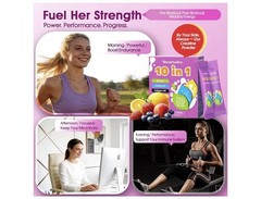 Women’s Creatine Monohydrate Powder Marine Collagen BCAA L-Carnitine 10.6oz