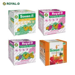 Royal-D Electrolyte Beverage Powder Sodium, Potassium, Vitamin Assorted Flavors