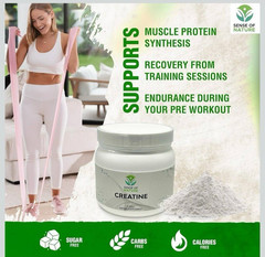 Sense Of Nature Micronized Creatine Monohydrate 90 Servings EXP 05/2026
