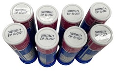 NUUN Sport Hydration Citrus Fruit Flavor 8 Tubes 10 Tablets Each EXP 01/2027